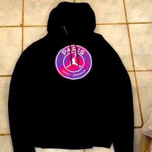 Mens Jordan Paris Saint Germain hoodie large!!!! Pre worn in great condition!